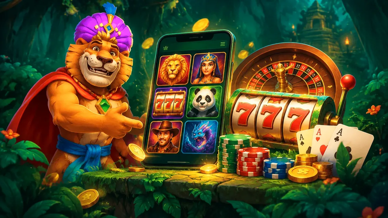 Online slot game Jungle Raja reels